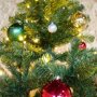 Kunstkerstboom groen incl. LED 185 cm sfeerfoto